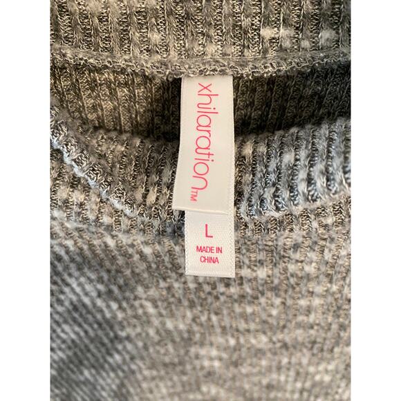 Woman's Gray Knit Dress Size L - Picture 4 of 5